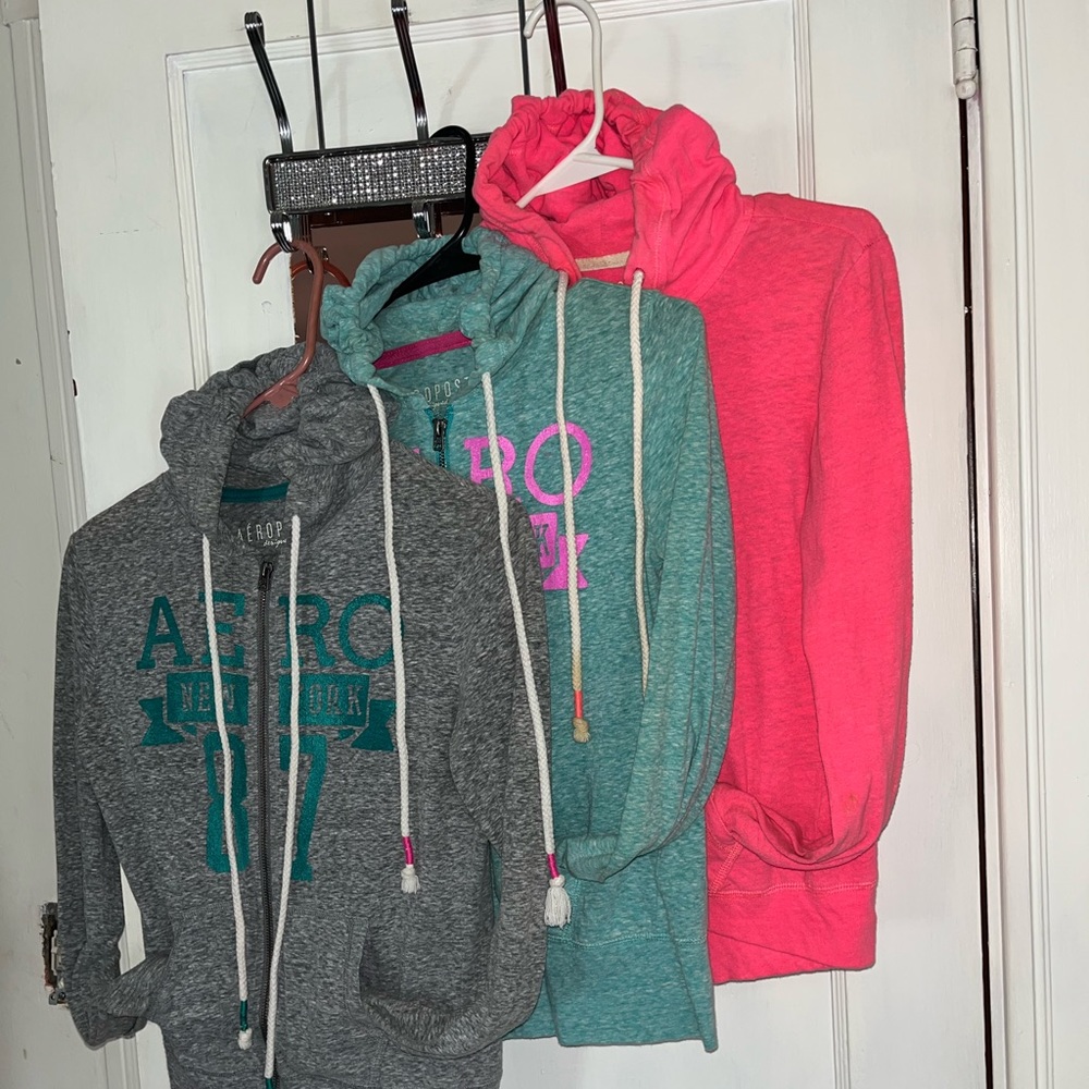 • BUNDLE | THREE AEROPOSTALE SWEATSHIRTS •